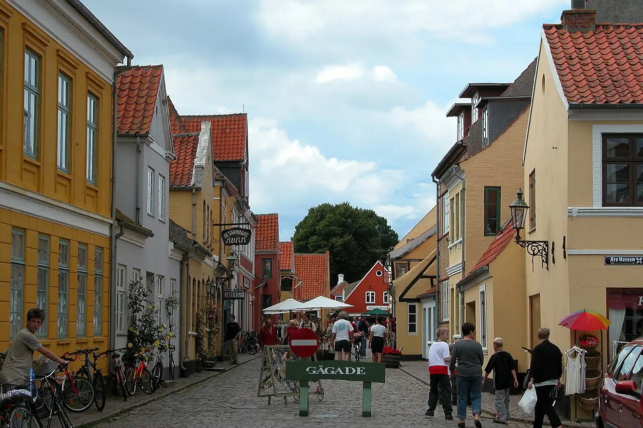 Ærøskøbing. Gågaden.