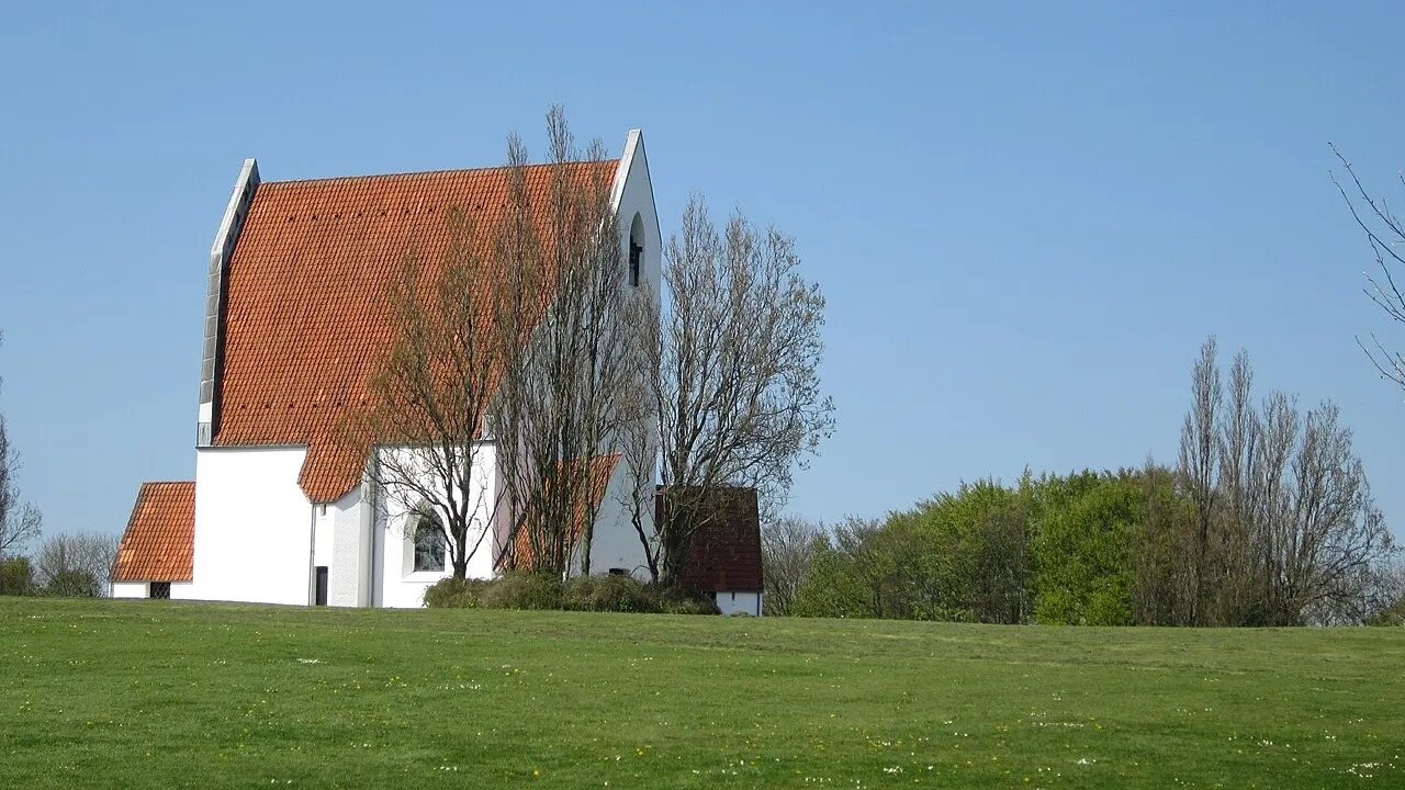 Brejning Kirke i Vejle Kommune, Sydjylland.