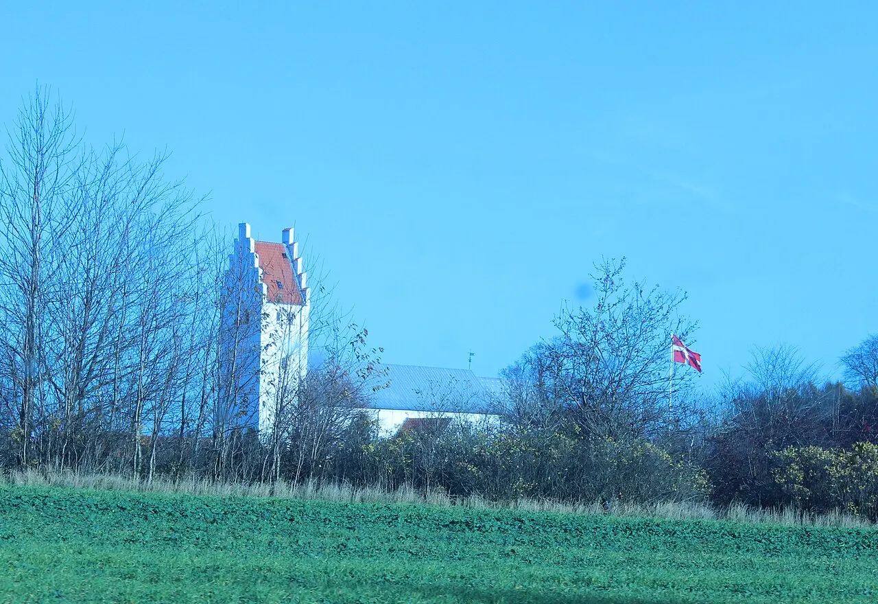 Gauerslund Kirke, der ligger lige uden for Børkop