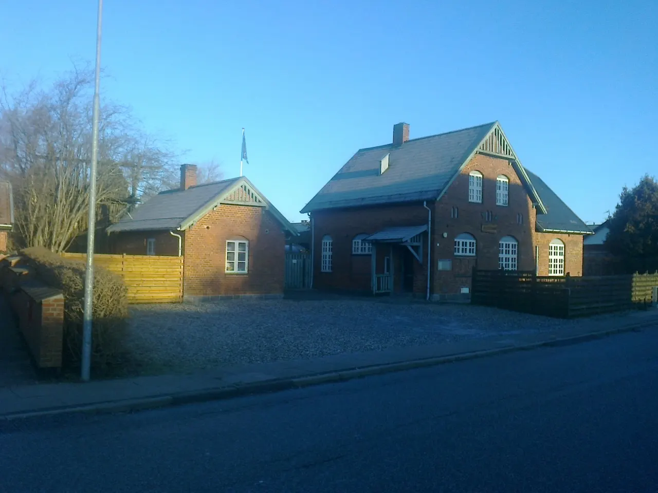 Harlev station på den nedlagte Hammelbane