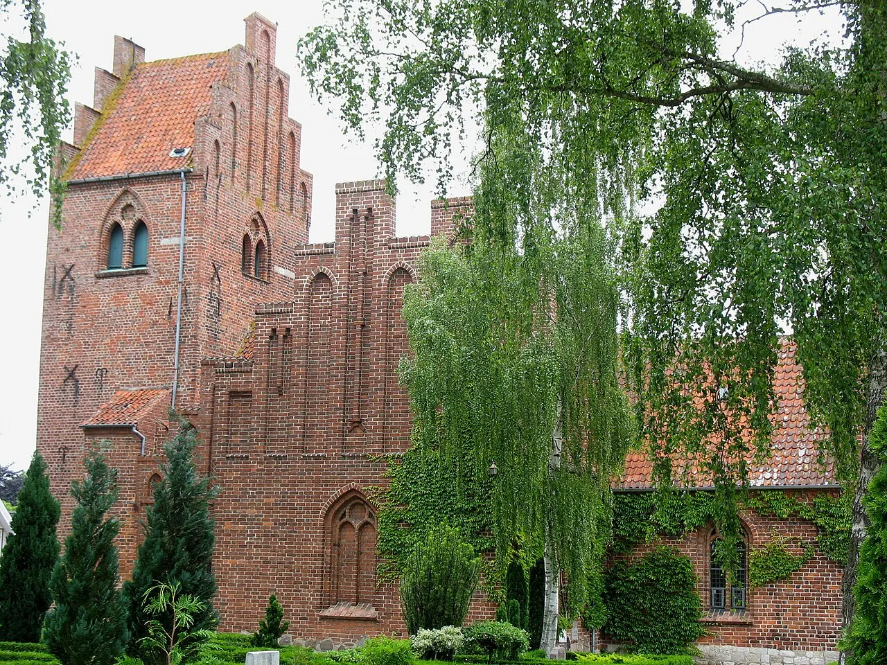 Haslev Kirke i den sydsjællandske by Haslev.