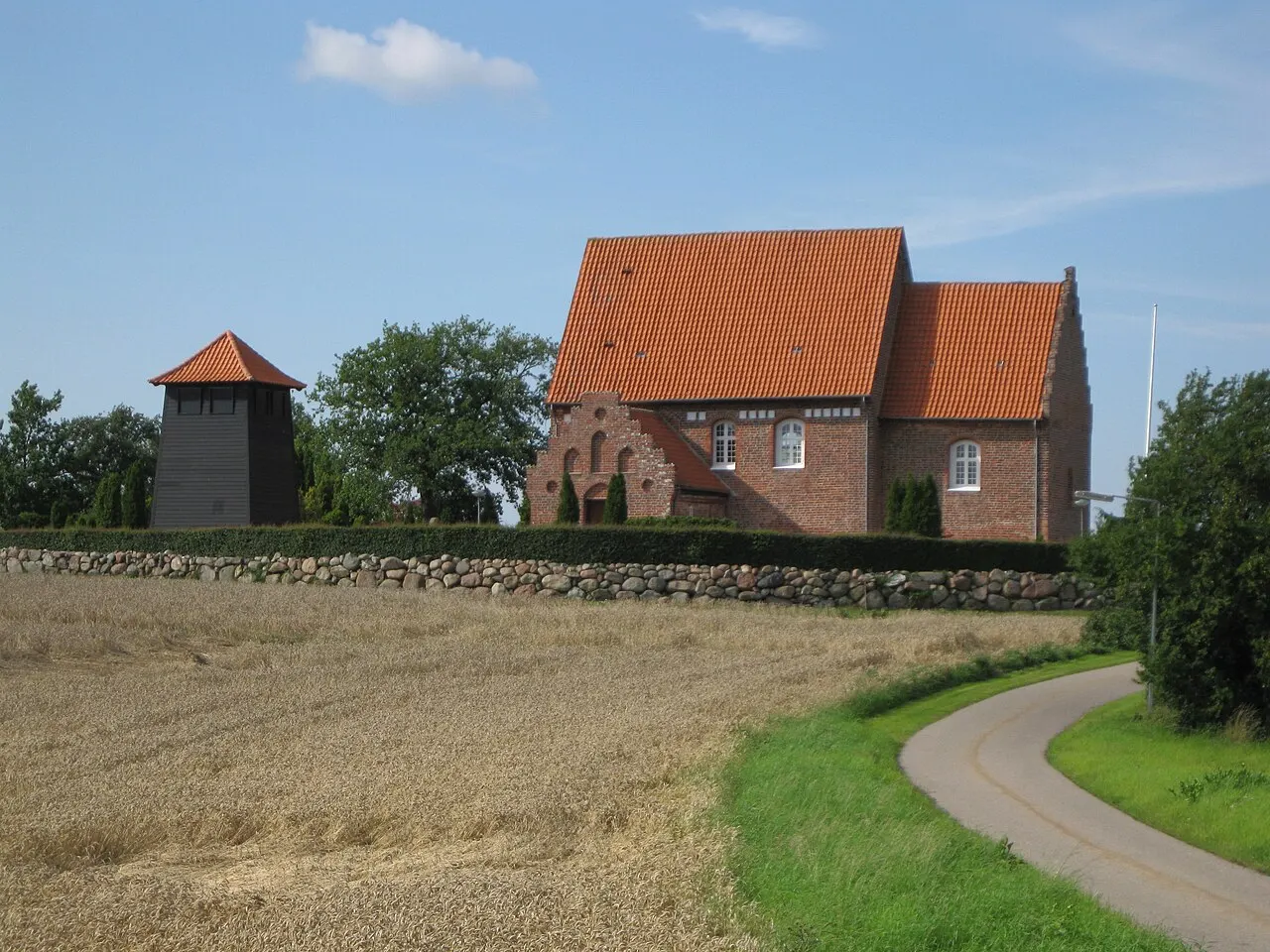 Holeby Kirke på Lolland.
