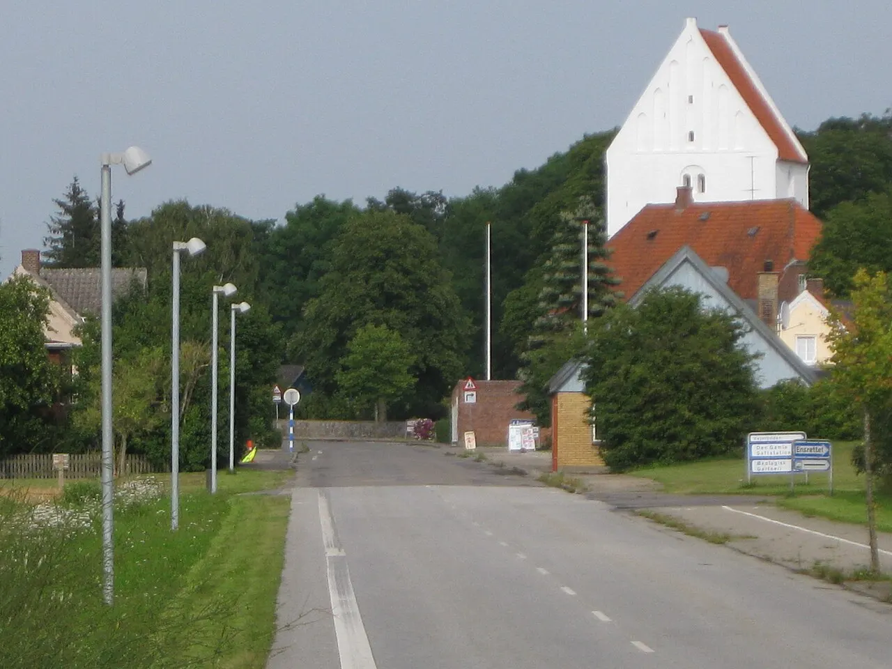 Landsbyen Horslunde på det nordvestlige Lolland.