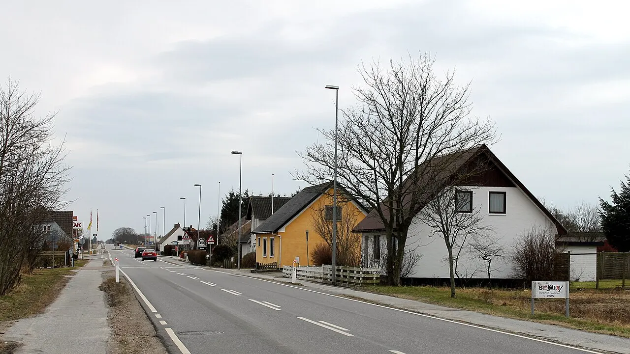 Hovedgade i Hundelev - Årets børneby 2005