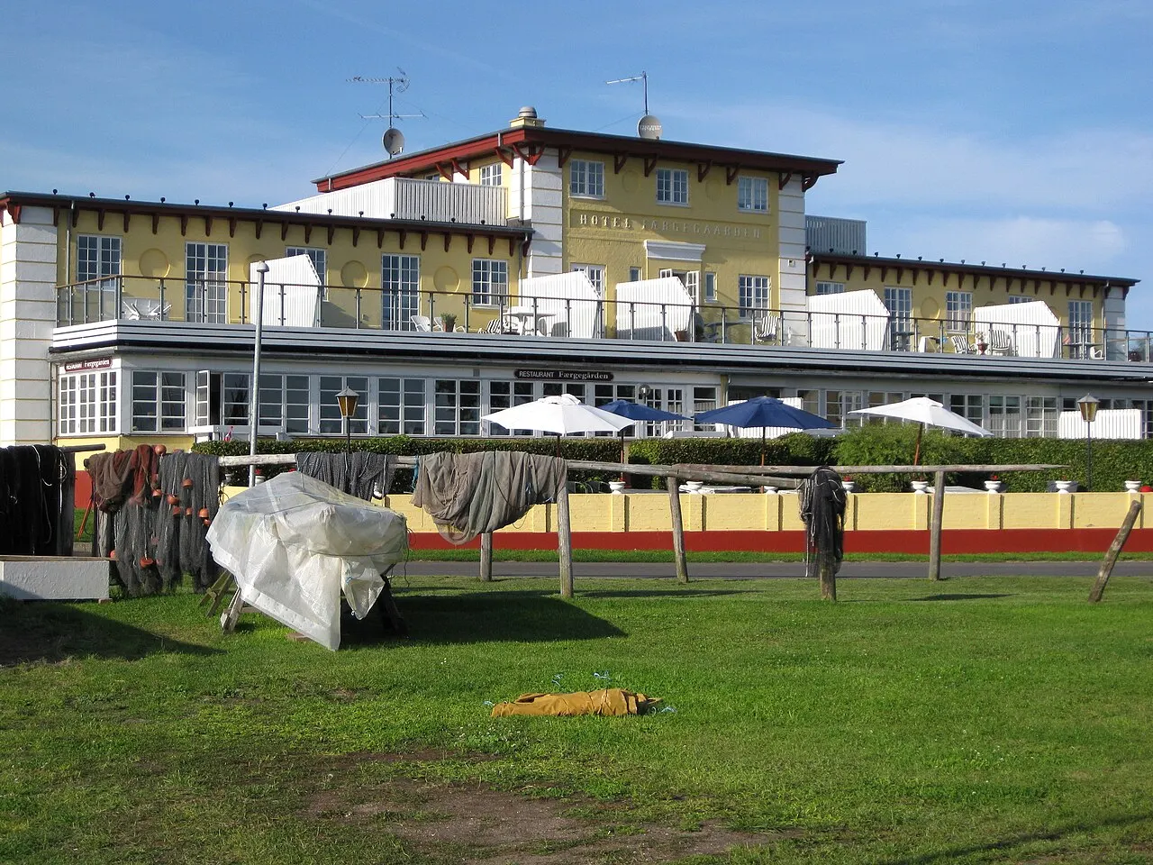 Hotel Færgegaarden i Kalvehave på Sydsjælland.