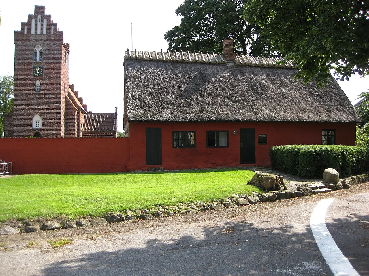 Ørslev Kirke i Vordingborg Kommune på Sydsjælland.