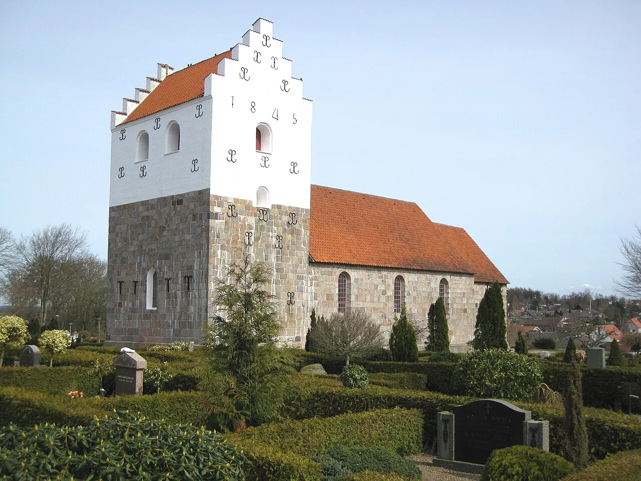 Øster Hornum Kirke i Himmerland, Region Nordjylland.