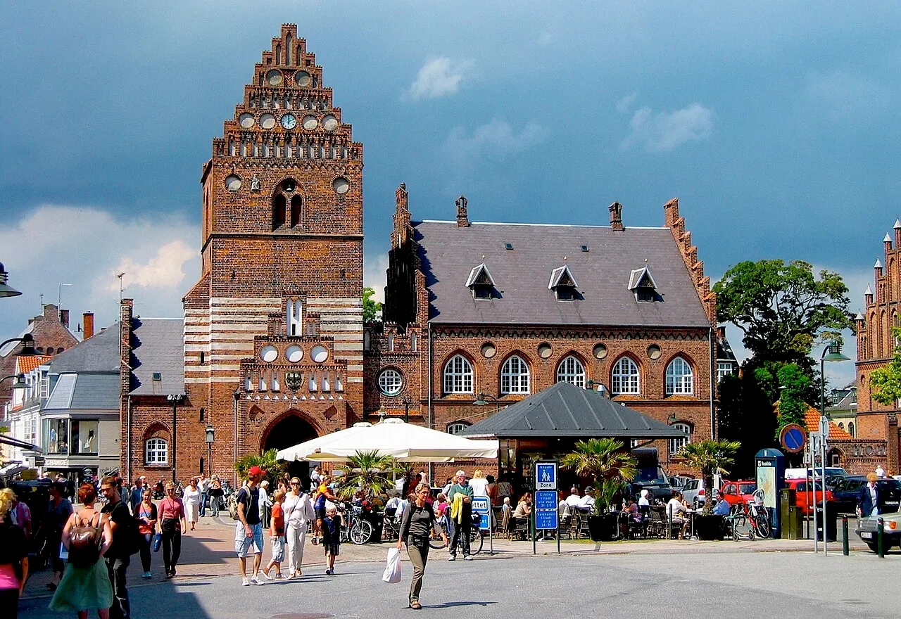 Det gamle rådhus i Roskilde, Danmark