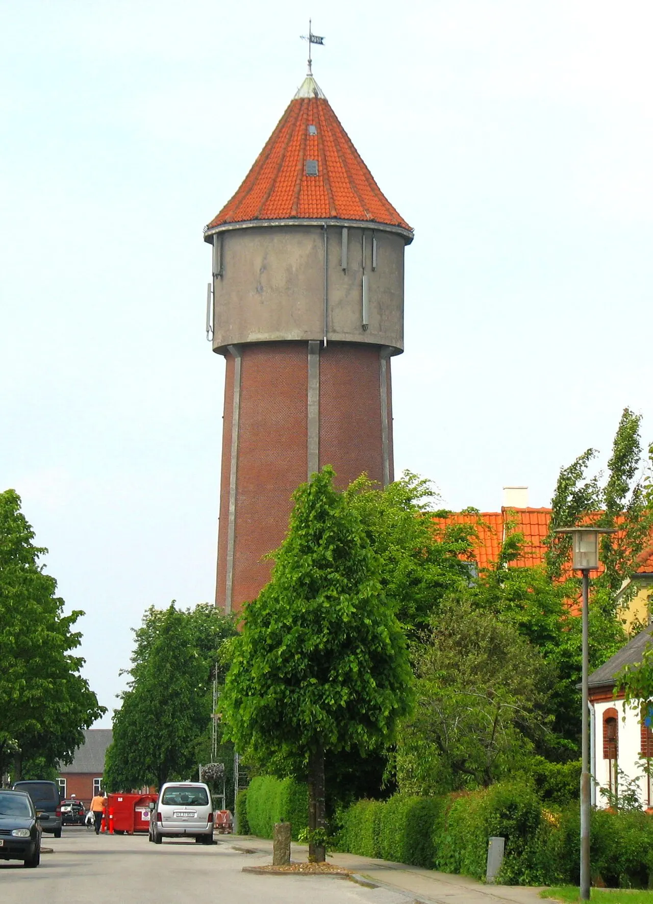 Vandtårnet i Struer, Struer Kommune, Region Midtjylland.