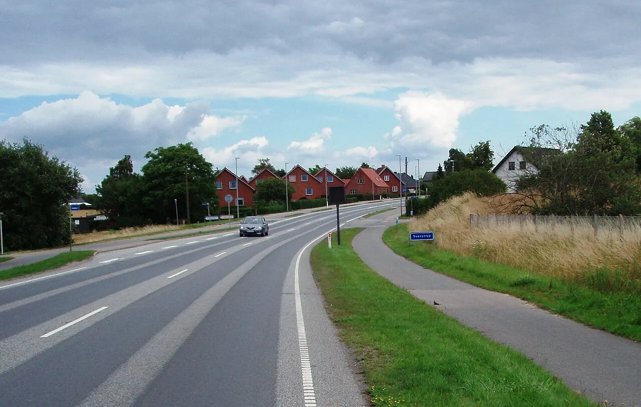 Indkørslen til Svenstrup på Als fra Nordborg