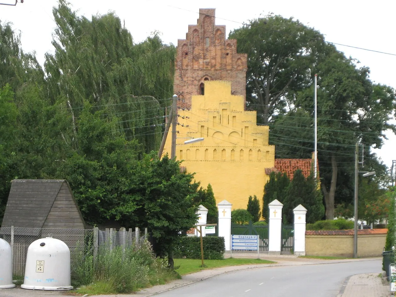 Terslev Kirke i Faxe Kommune på Sydsjælland.