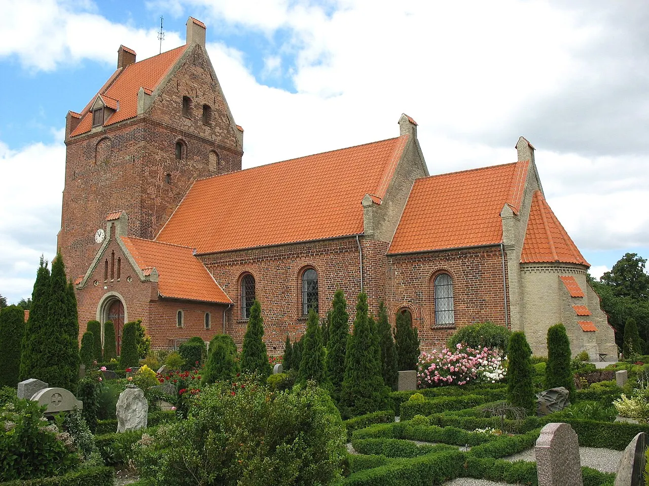 Væggerløse Kirke på Falster.