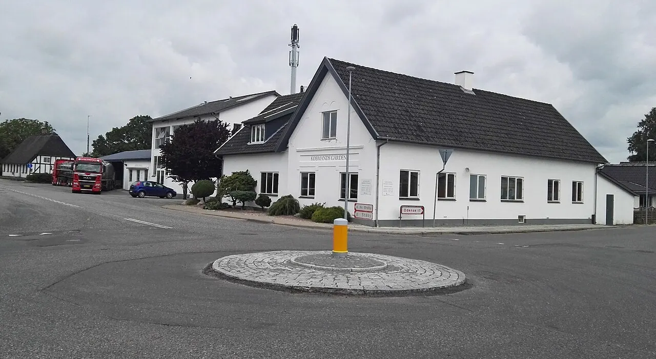 Købmandsgården i Allested-Vejle, nu Løgismose Mejeriudsalg