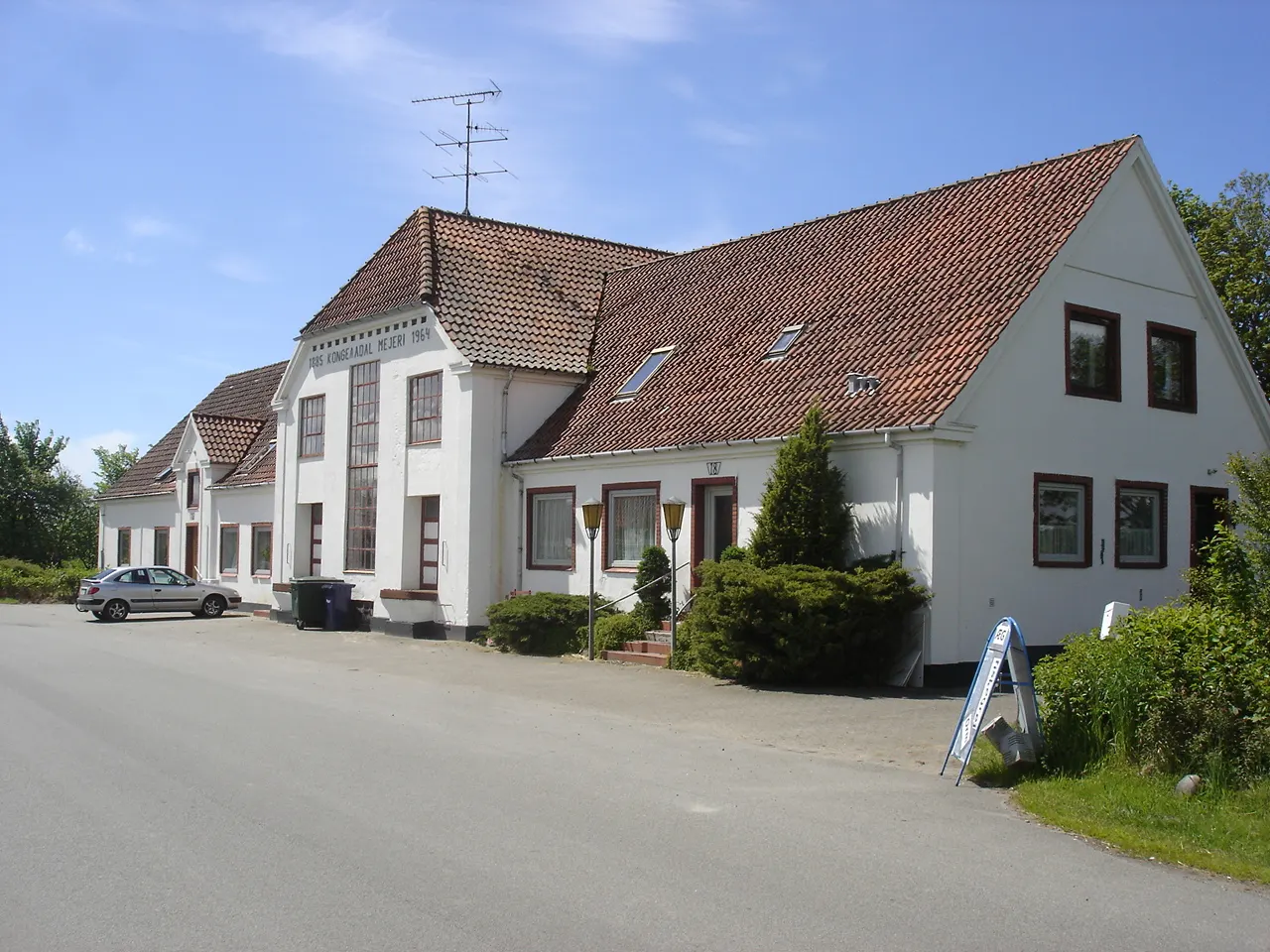 Det tidligere Kongeaadal Mejeri i Vilslev